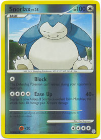 Snorlax - 37/130 - Rare - Reverse Holo